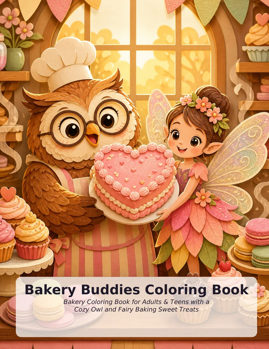 Cover of Bakery Buddies Coloring Book