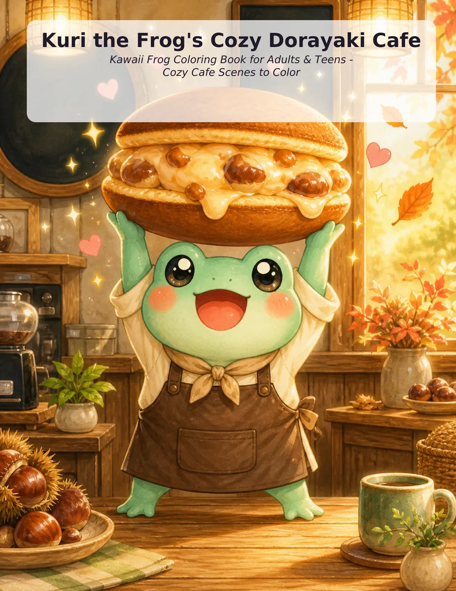 Copertina di Kuri the Frog's Cozy Dorayaki Cafe