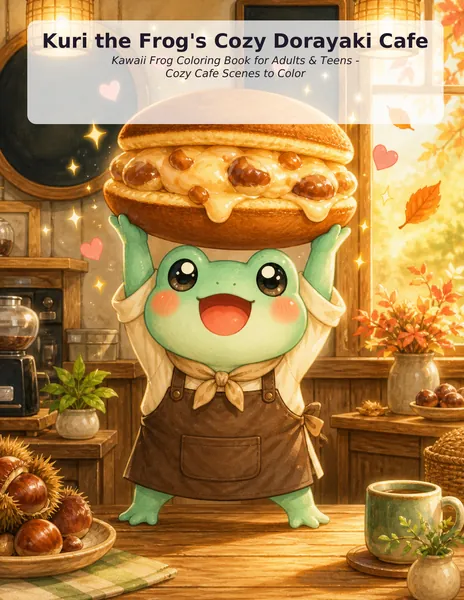 Portada de Kuri the Frog's Cozy Dorayaki Cafe