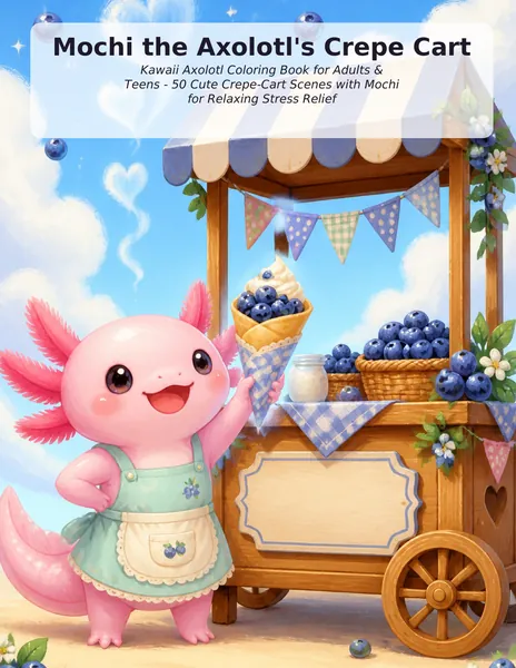 Portada de Mochi the Axolotl's Crepe Cart