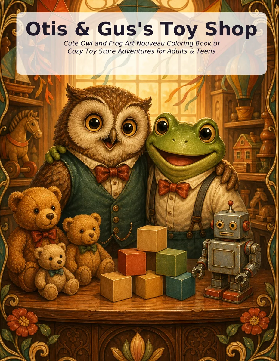 Omslag till Otis & Gus's Toy Shop