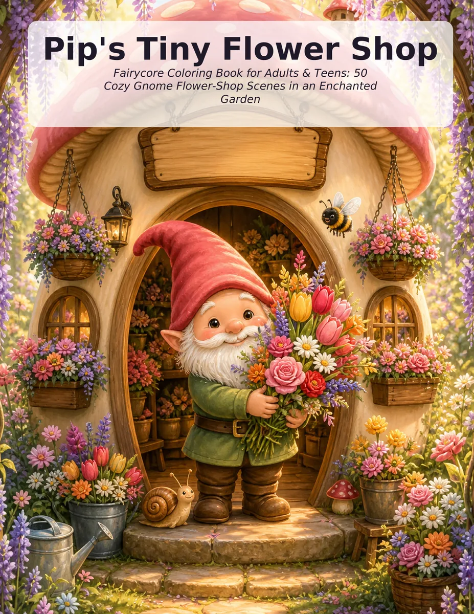Couverture de Pip's Tiny Flower Shop