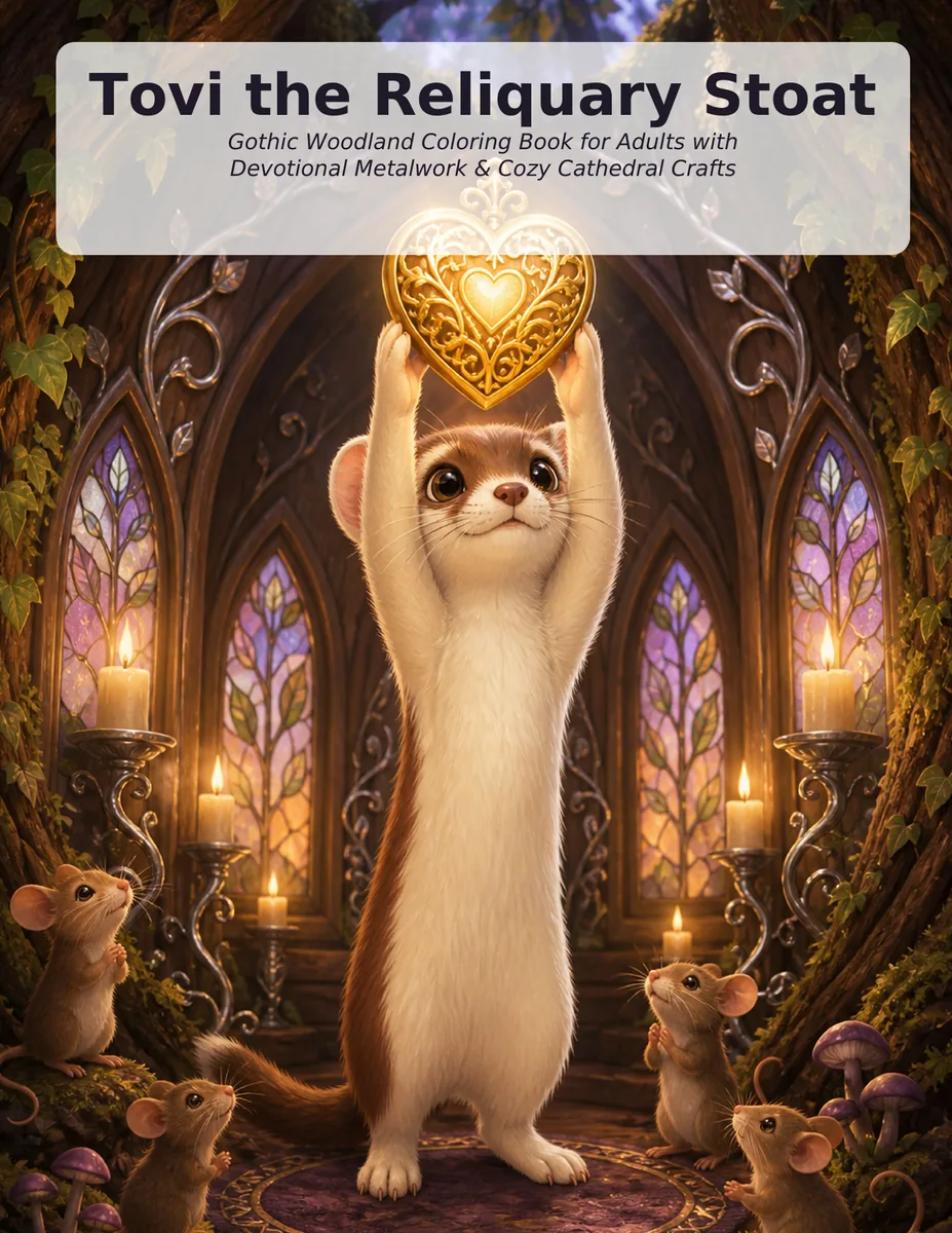 Omslag till Tovi the Reliquary Stoat