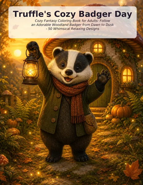 Portada de Truffle's Cozy Badger Day