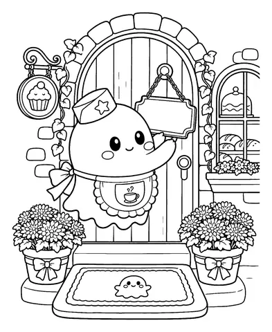 Dibujos kawaii para colorear